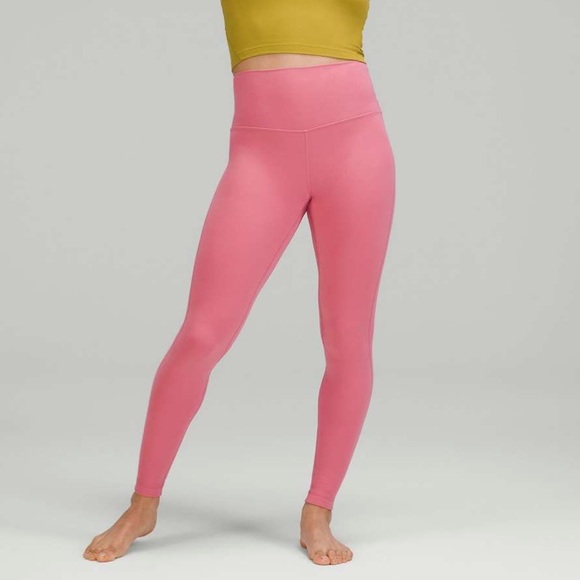 Lululemon Align High-Rise leggings Pant 28" 
Pink Blossom size 12 - Picture 2 of 3